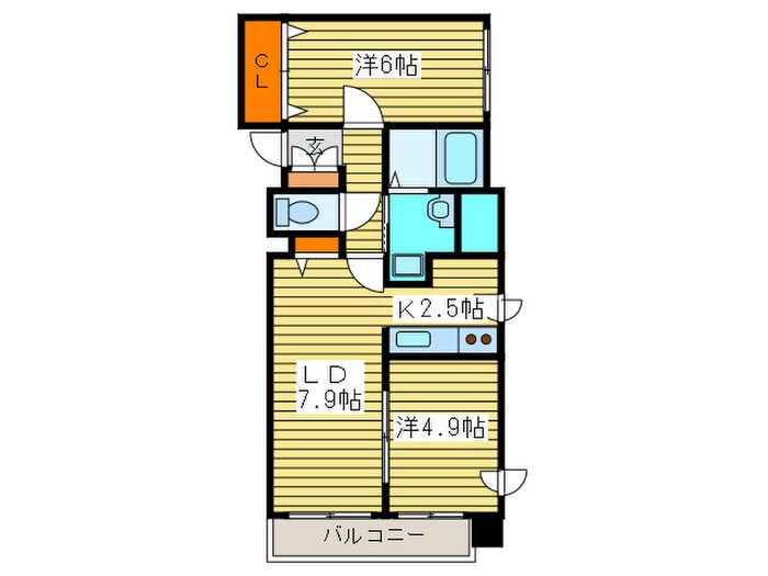 ルラシオン北９条通の物件間取画像