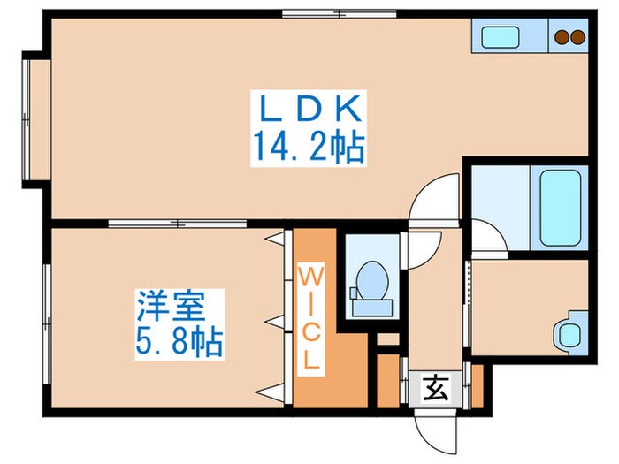 ミレニアムハイツの物件間取画像