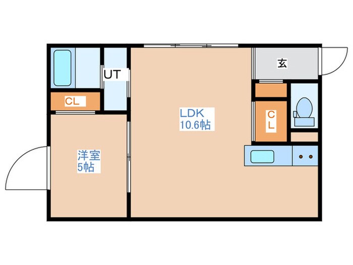 Posh桑園の物件間取画像