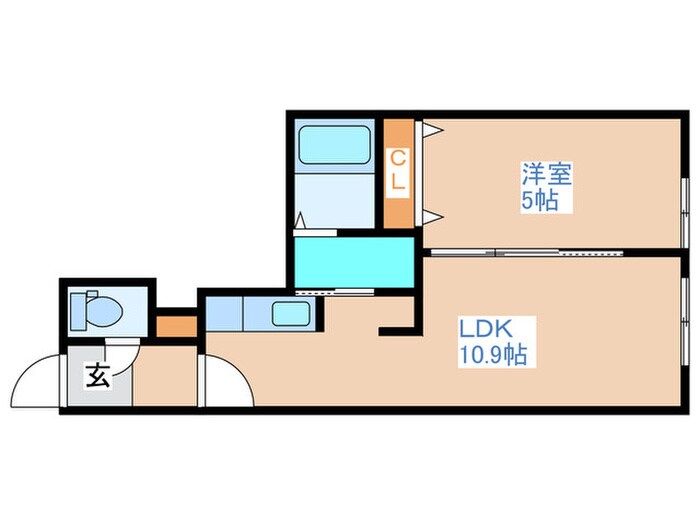 モンタ－ニュ　ボヌ－ルの物件間取画像