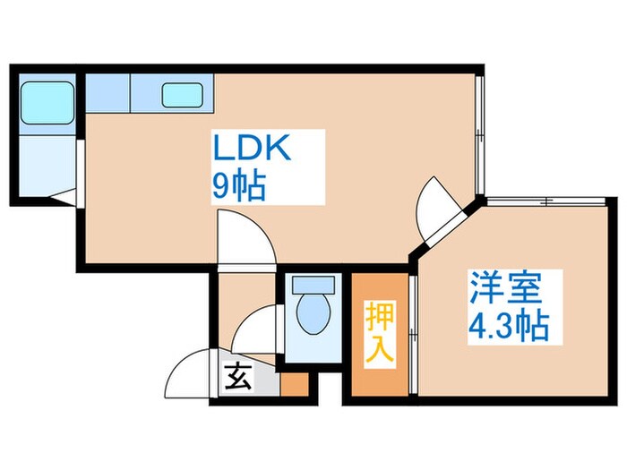 ホワイトハイツの物件間取画像