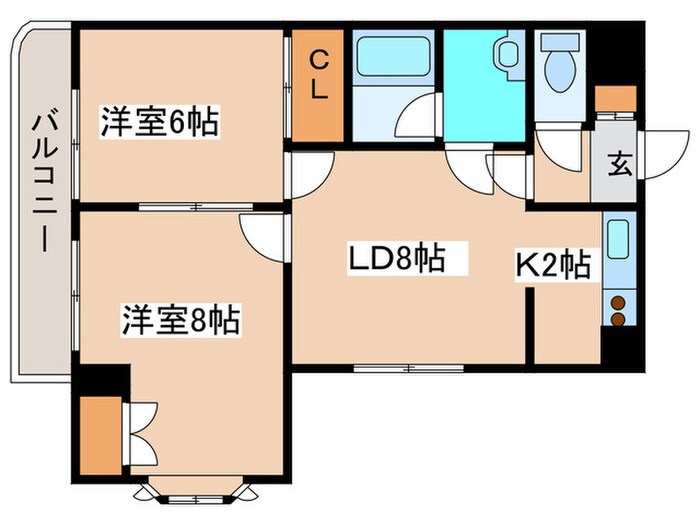 エイトビル２１の物件間取画像