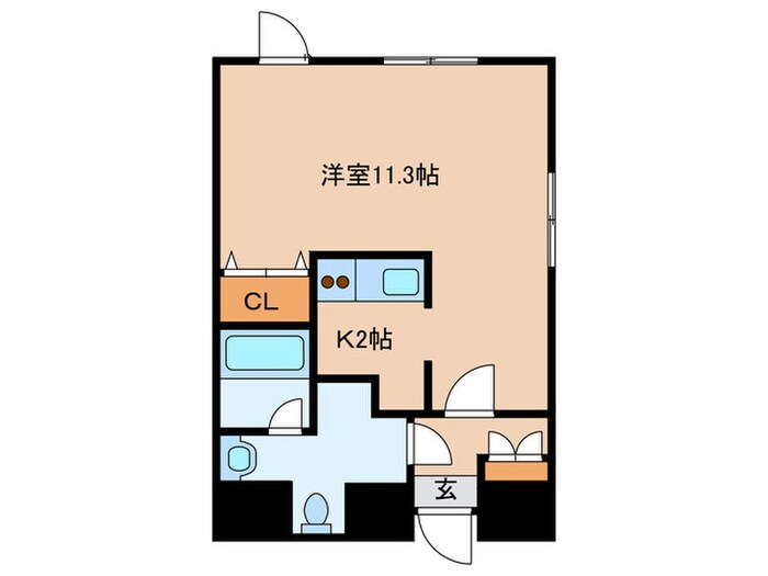 ルラシオン札幌駅前の物件間取画像