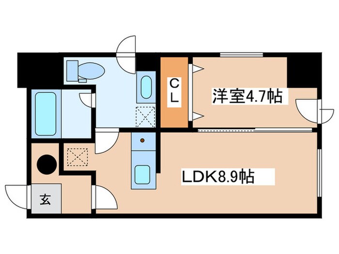 ルラシオン札幌駅前の物件間取画像