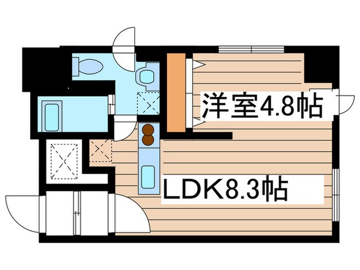 ルラシオン札幌駅前の物件間取画像