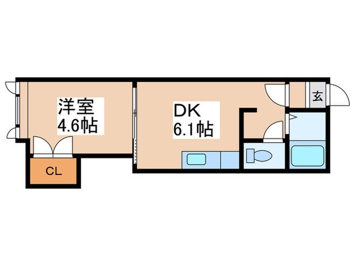 ア－バンテラス東札幌の物件間取画像