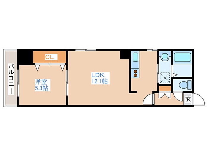Ｓｐａｃｅ北３条の物件間取画像