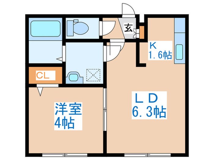 エヴァンスコート南１条の物件間取画像