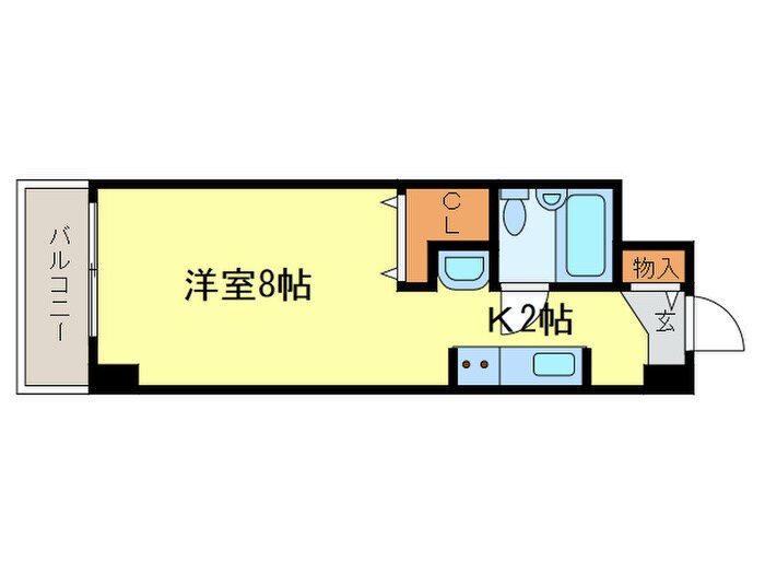 ラメール円山公園の物件間取画像