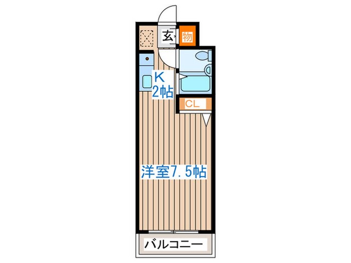サンパレスＮ１８の物件間取画像