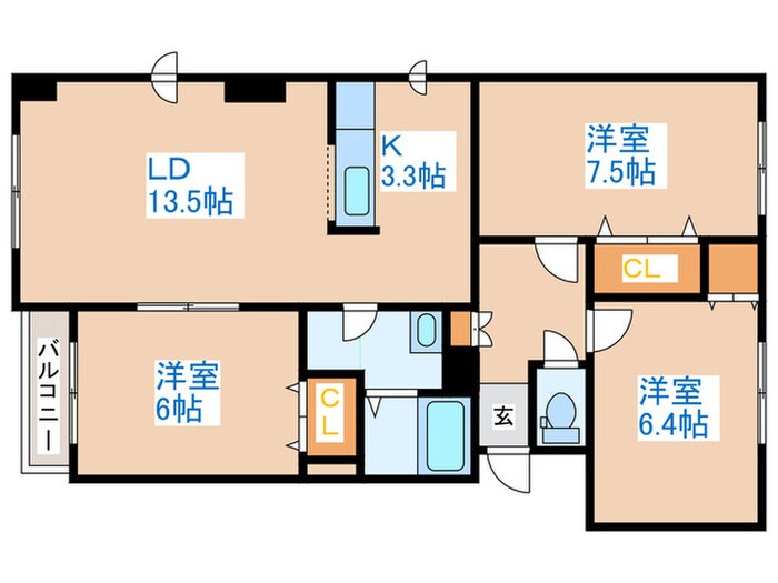 エタニティの物件間取画像