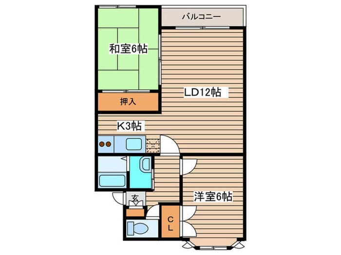 メゾンドフル－ルの物件間取画像