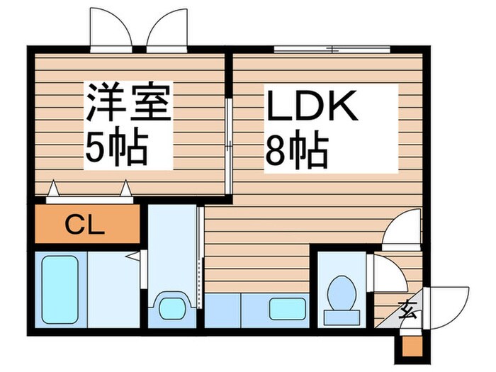 ツインズ大通壱番館の物件間取画像