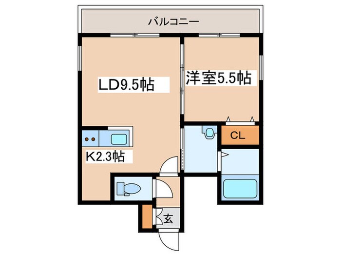 A BOND westの物件間取画像