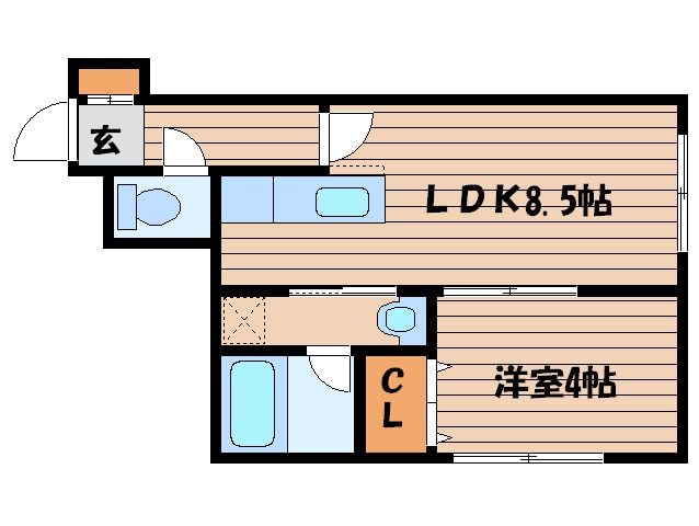 ル－ナピエナの物件間取画像