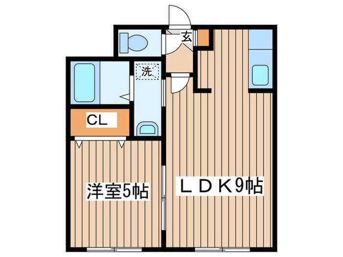 フロンティア円山の物件間取画像