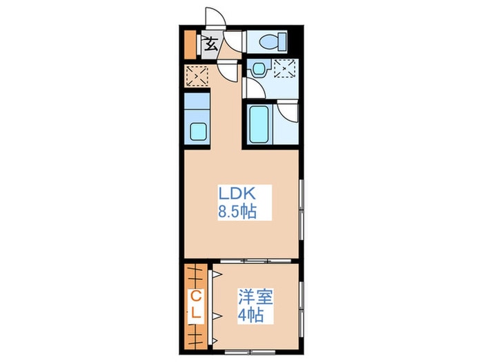 Casa Centro平岸の物件間取画像