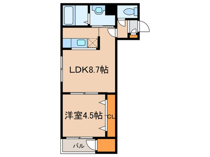 グランジェ月寒公園の物件間取画像