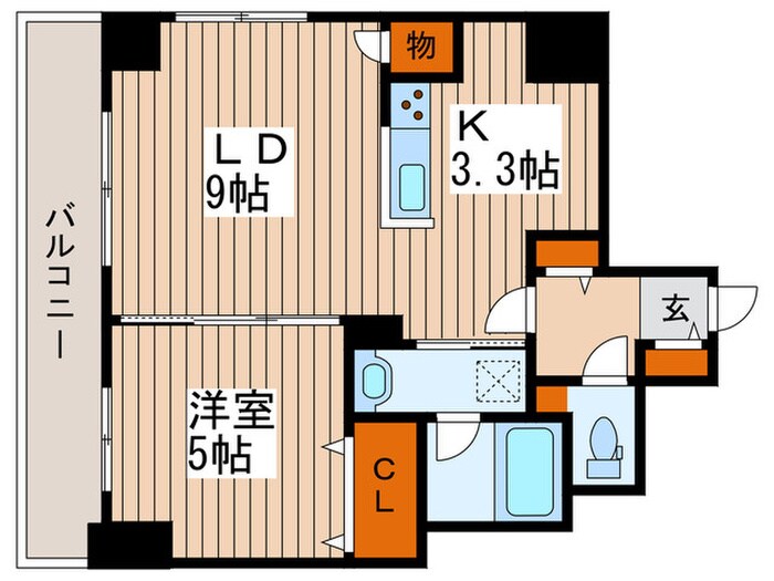 Ｆ１１４の物件間取画像