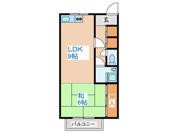 さかえマンションの物件間取画像