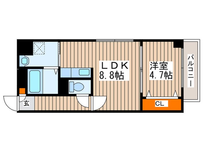 サムティレジデンス札幌駅前の物件間取画像