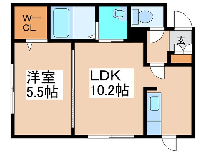 ALPHA栄町の物件間取画像