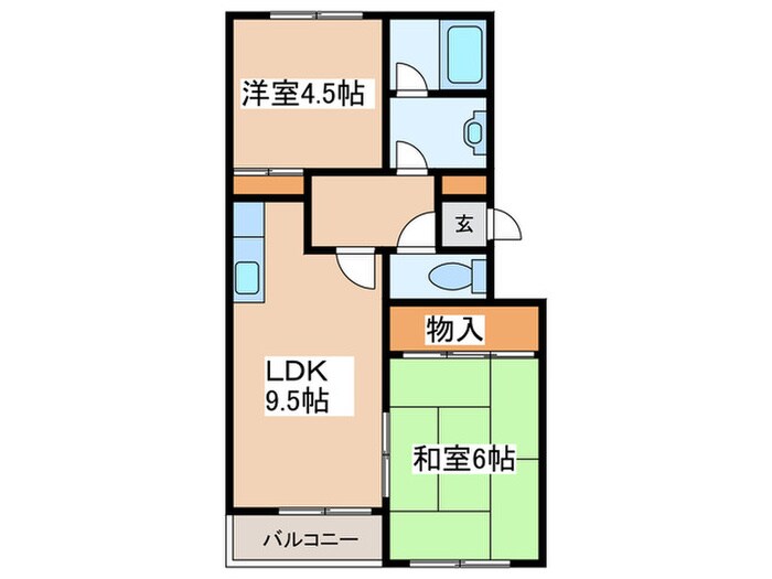 コ－ポ３０の物件間取画像