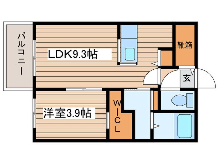 LIISA桑園の物件間取画像