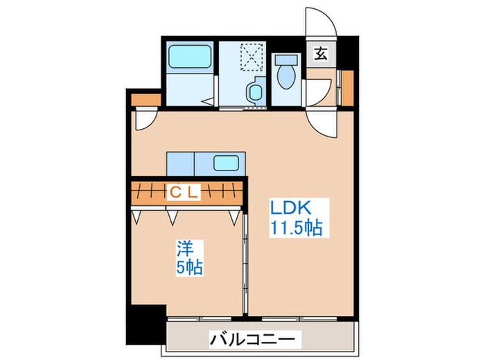 パ－クヒルズ中央大通１５の物件間取画像