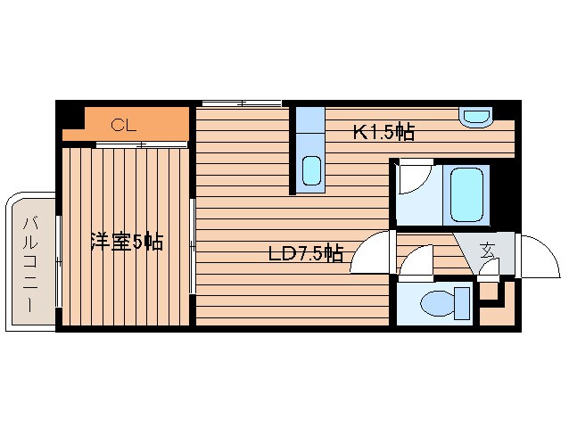 スプリング・シュンの物件間取画像