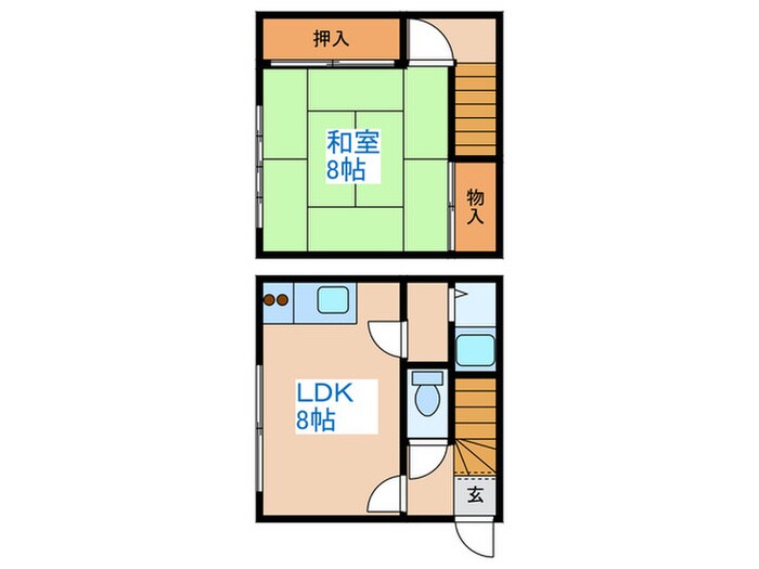 笹川マンションの物件間取画像