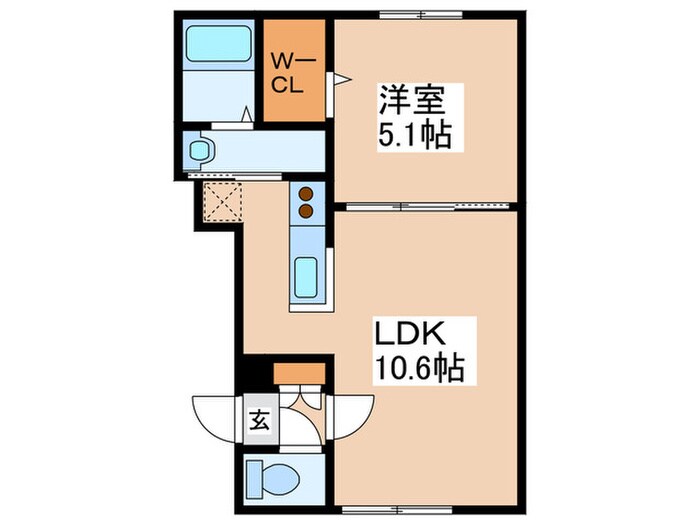 グランメ－ル美園７・８の物件間取画像
