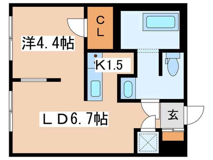 D×Apartment N3E6の物件間取画像