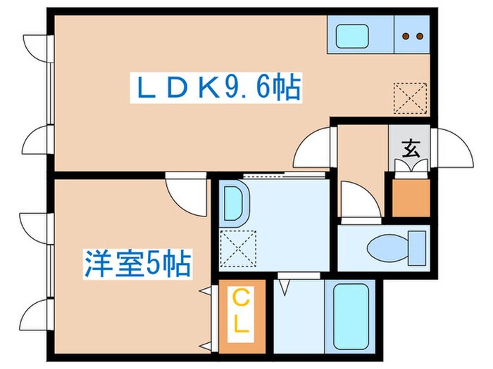 アイビル９の物件間取画像