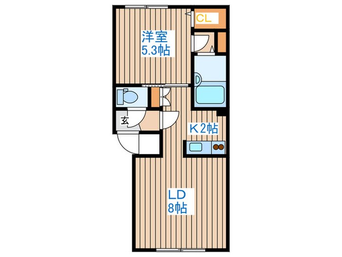 グランメ－ルＷＥＳＴ９の物件間取画像