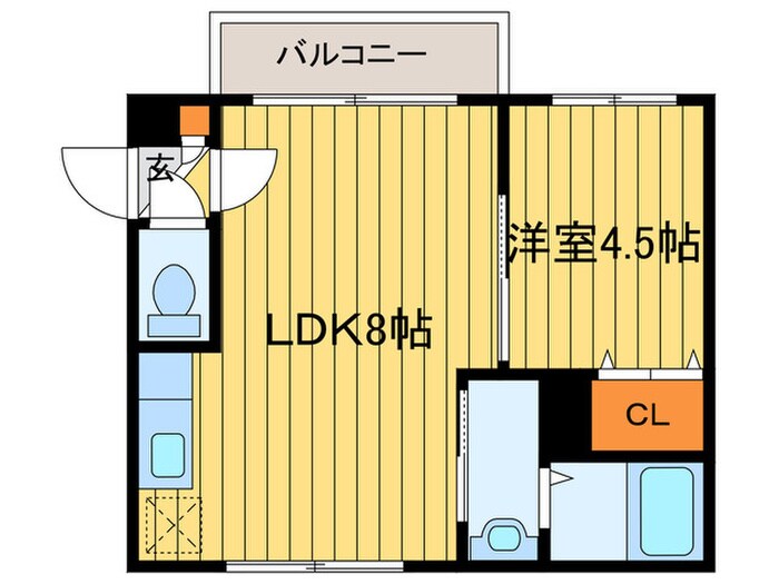 アメニティ－ズ美園の物件間取画像