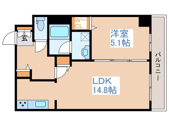 レジディア大通公園の物件間取画像