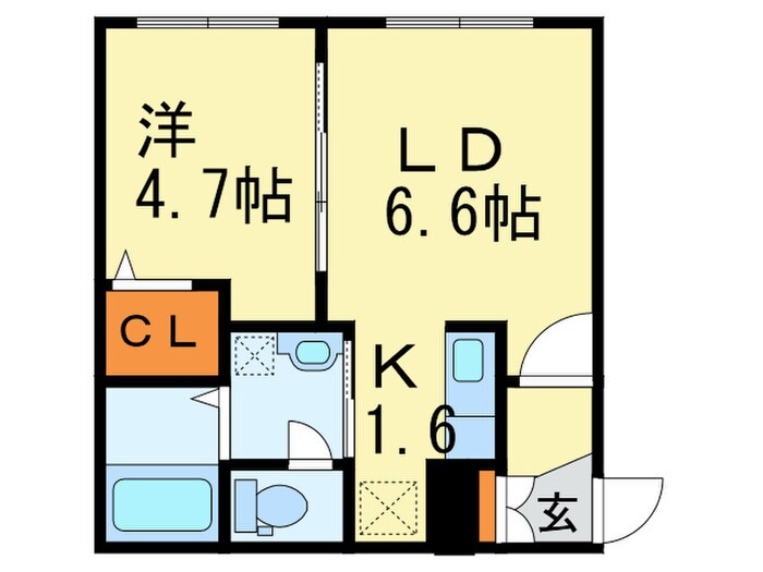 ALCE N15の物件間取画像