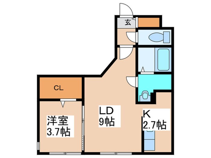 ラ・エスペランス麻生の物件間取画像