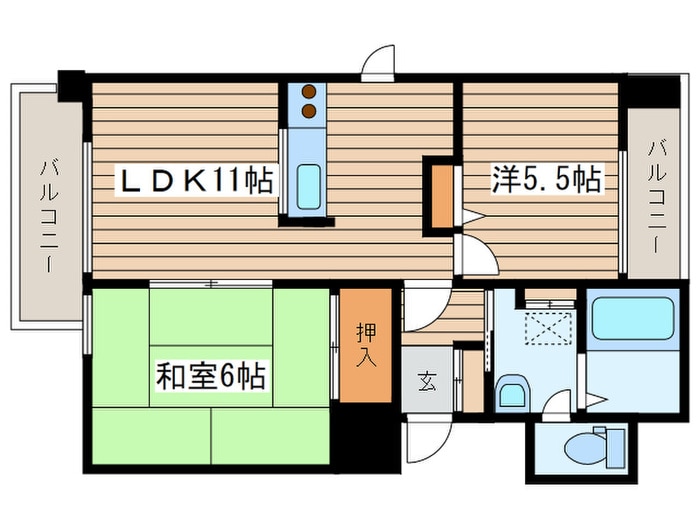 Ｂｌｕｅ　Ｔｒｅｅ２２６の物件間取画像