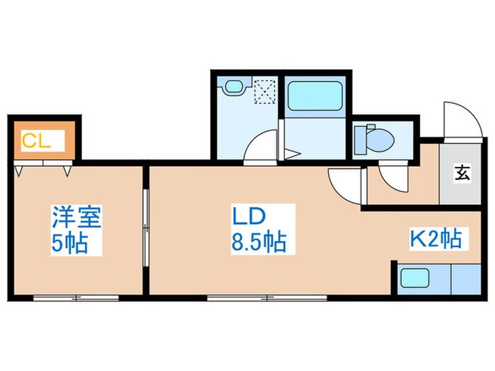 サンテラス・クイ－ンの物件間取画像