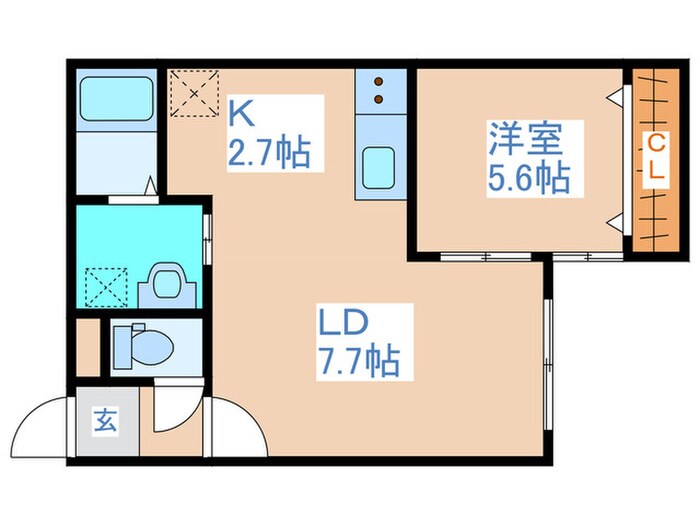 Gland Briller ASABUの物件間取画像