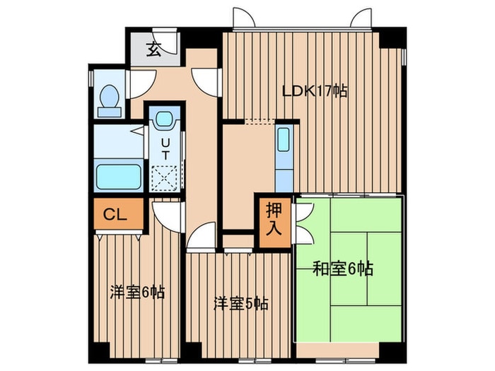 サンシティ札幌の物件間取画像