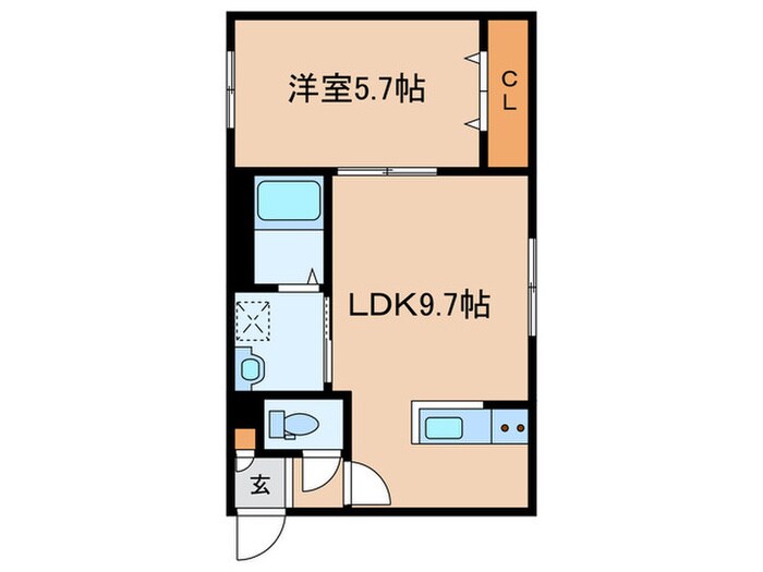 EXCELLENT HOUSE月寒の物件間取画像