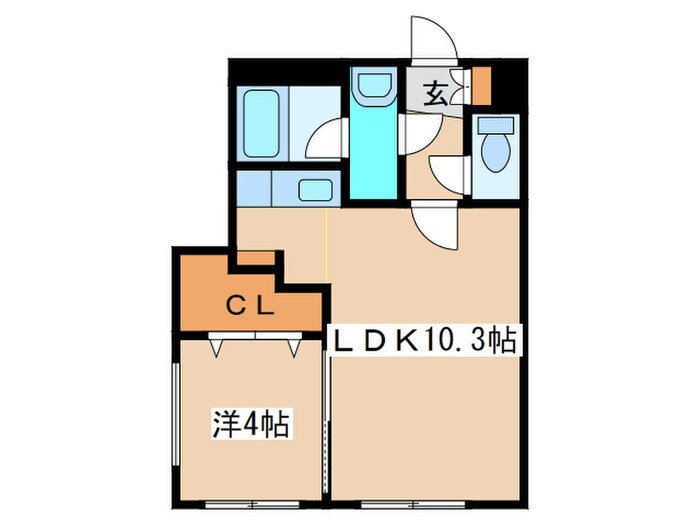 ティファーレ白石の物件間取画像