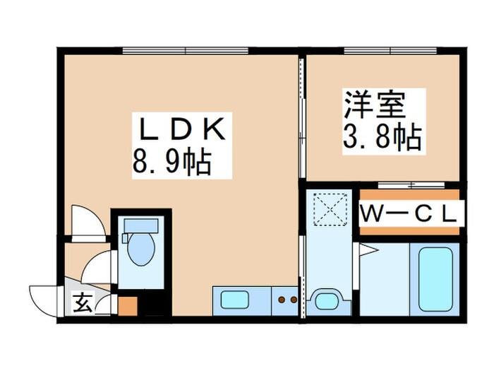 Ｒｕｈｅ福住の物件間取画像