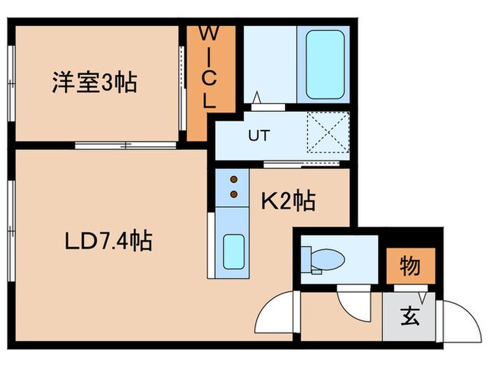 Harness南6条の物件間取画像