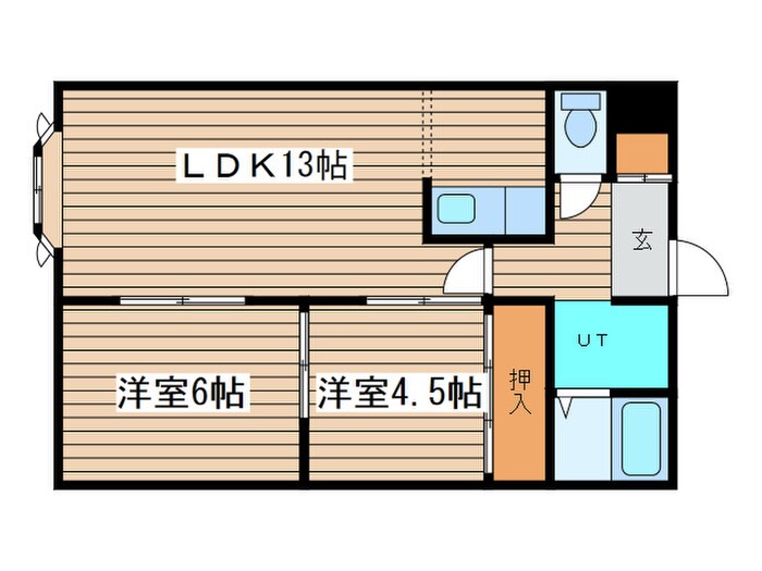 メゾンＭ東苗穂の物件間取画像