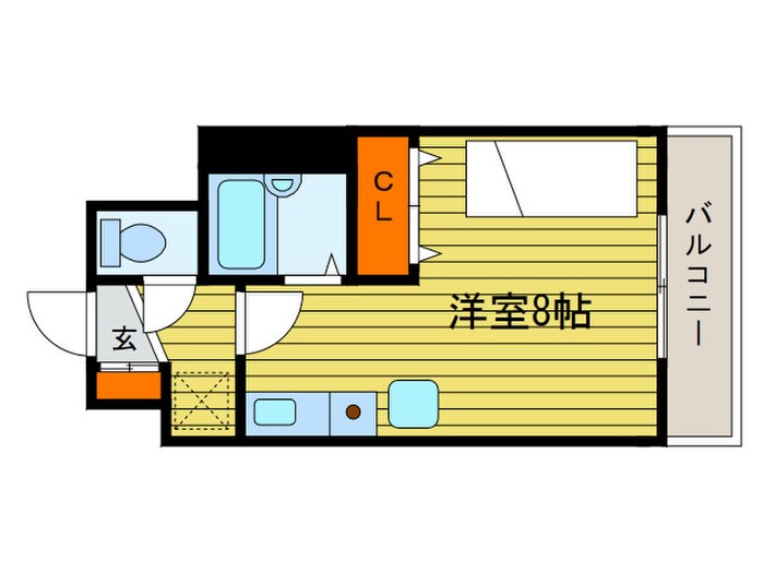 アンジェリ－ク・コアの物件間取画像