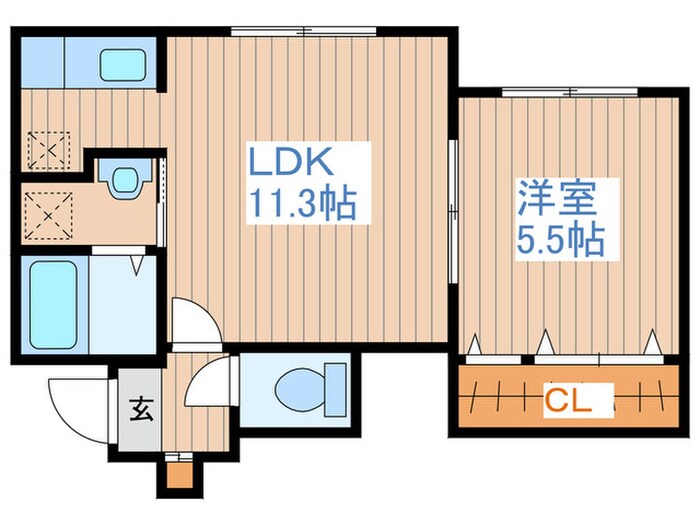 パストラ－レＳＵＨＡＲＡの物件間取画像